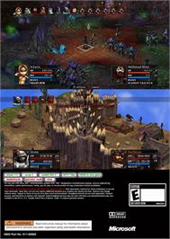 Box back cover for Vandal Hearts - Flames Of Judgment on the Microsoft Xbox 360.