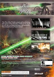 Box back cover for War Of The Worlds, The on the Microsoft Xbox 360.