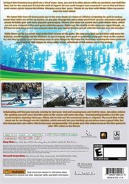 Box back cover for Winter Stars on the Microsoft Xbox 360.