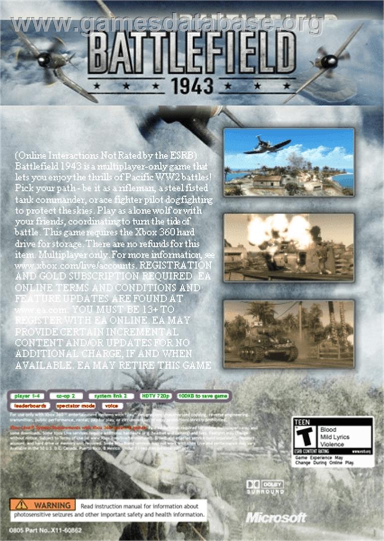 Battlefield: Bad Co. - Microsoft Xbox 360 - Artwork - Box Back
