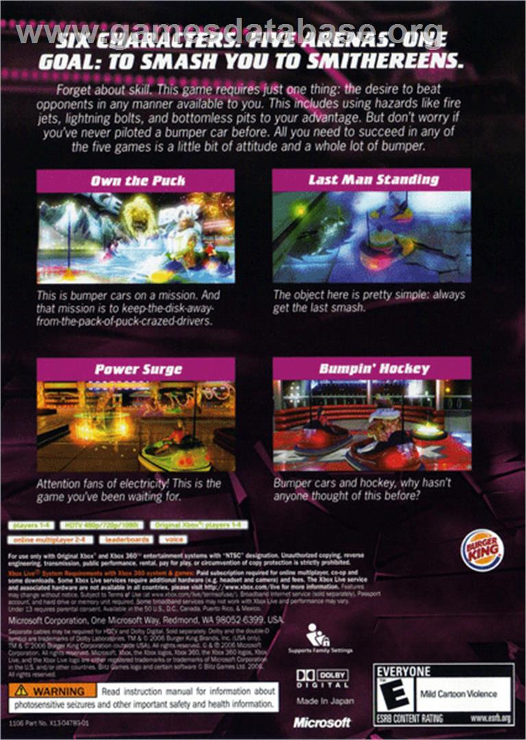 Big Bumpin' - Microsoft Xbox 360 - Artwork - Box Back