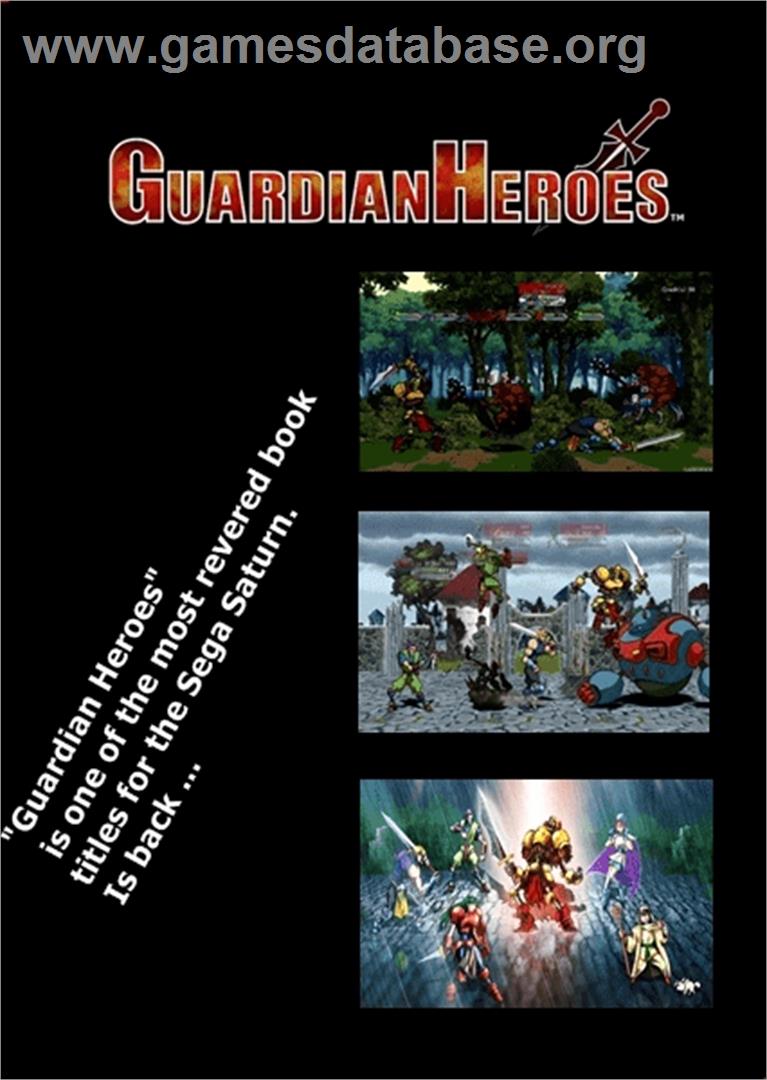 Guardian Heroes - Microsoft Xbox 360 - Artwork - Box Back