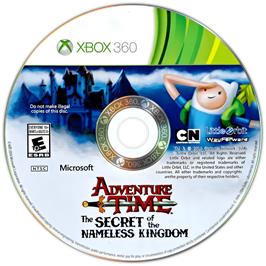 Cartridge artwork for Adventure Time - Le Secret Du Royaume Sans Nom on the Microsoft Xbox 360.