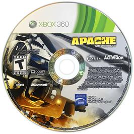 Cartridge artwork for Apache - Air Assault on the Microsoft Xbox 360.