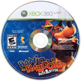Cartridge artwork for Banjo-kazooie - Nuts And Bolts on the Microsoft Xbox 360.