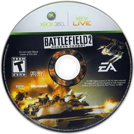 Cartridge artwork for Battlefield 2 - Modern Combat on the Microsoft Xbox 360.