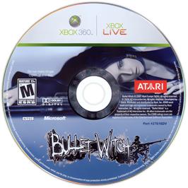 Cartridge artwork for Bullet Witch on the Microsoft Xbox 360.