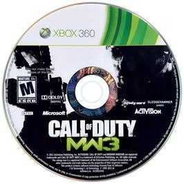 Cartridge artwork for Call Of Duty - Modern Warfare 3 on the Microsoft Xbox 360.