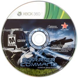 Cartridge artwork for Carrier Command - Gaea Mission on the Microsoft Xbox 360.