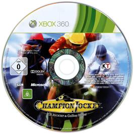 Cartridge artwork for Champion Jockey - G1 Jockey And Gallop Racer on the Microsoft Xbox 360.