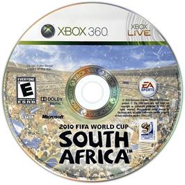Cartridge artwork for Coupe Du Monde De La Fifa - Afrique Du Sud 2010 on the Microsoft Xbox 360.