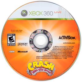 Cartridge artwork for Crash - Génération Mutant on the Microsoft Xbox 360.
