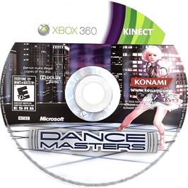 Cartridge artwork for Dance Evolution on the Microsoft Xbox 360.