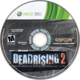 Cartridge artwork for Dead Rising 2 on the Microsoft Xbox 360.