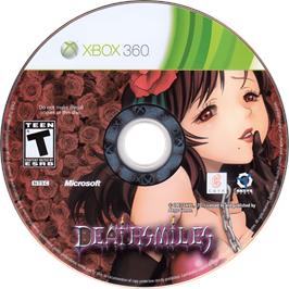 Cartridge artwork for Deathsmiles Deluxe Edition on the Microsoft Xbox 360.