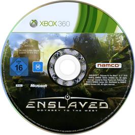 Cartridge artwork for Enslaved - Odyssey To The West on the Microsoft Xbox 360.