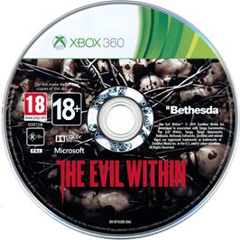 Cartridge artwork for Evil Within, The on the Microsoft Xbox 360.