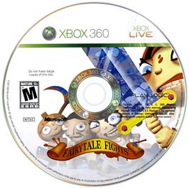 Cartridge artwork for Fairytale Fights on the Microsoft Xbox 360.