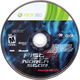Cartridge artwork for Fist Of The North Star - Ken's Rage on the Microsoft Xbox 360.