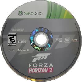 Cartridge artwork for Forza Horizon 2 on the Microsoft Xbox 360.