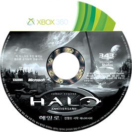 Cartridge artwork for Halo Combat Evolved Anniversaire on the Microsoft Xbox 360.