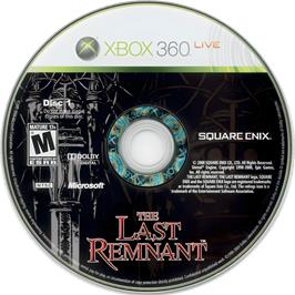 Cartridge artwork for Last Remnant, The on the Microsoft Xbox 360.