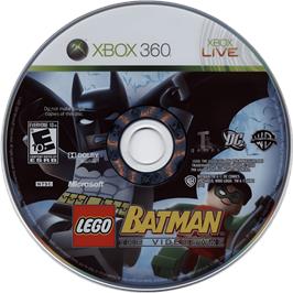 Cartridge artwork for Lego Batman - Le Jeu Vidéo on the Microsoft Xbox 360.