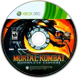 Cartridge artwork for Mortal Kombat - Komplete Edition on the Microsoft Xbox 360.