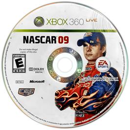 Cartridge artwork for Nascar 09 on the Microsoft Xbox 360.