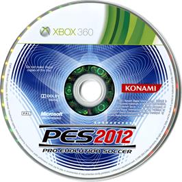 Cartridge artwork for PES 2012 - Pro Evolution Soccer on the Microsoft Xbox 360.