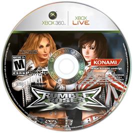 Cartridge artwork for Rumble Roses Xx on the Microsoft Xbox 360.