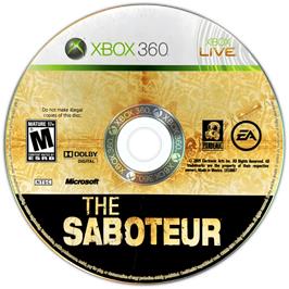 Cartridge artwork for Saboteur, The on the Microsoft Xbox 360.