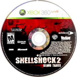 Cartridge artwork for Shellshock 2 - Blood Trails on the Microsoft Xbox 360.