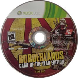 Cartridge artwork for Tales From The Borderlands on the Microsoft Xbox 360.