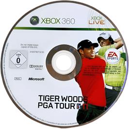 Cartridge artwork for Tiger Woods Pga Tour 11 on the Microsoft Xbox 360.