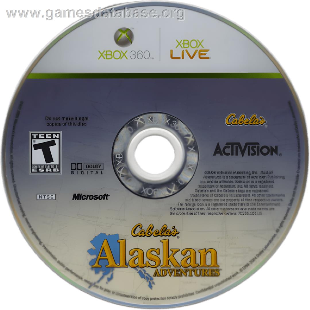 Cabela's Alaskan Adventures - Microsoft Xbox 360 - Artwork - Cartridge