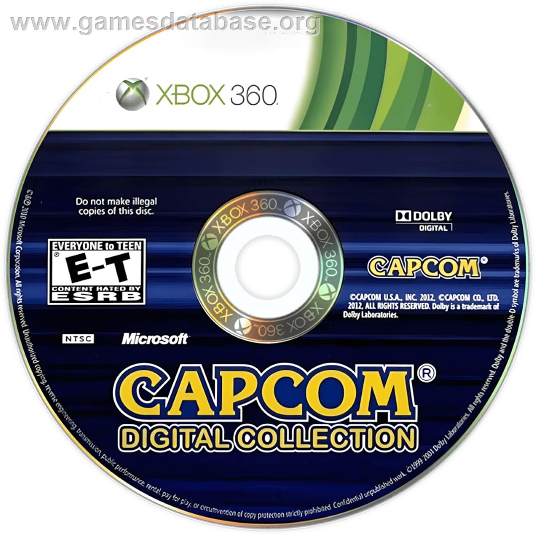 Capcom Digital Collection - Microsoft Xbox 360 - Artwork - Cartridge