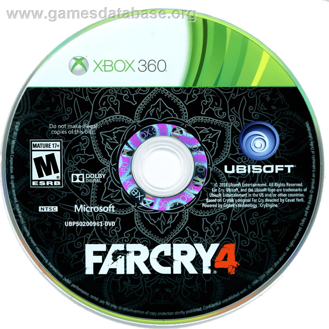 Far Cry 4 - Microsoft Xbox 360 - Artwork - Cartridge