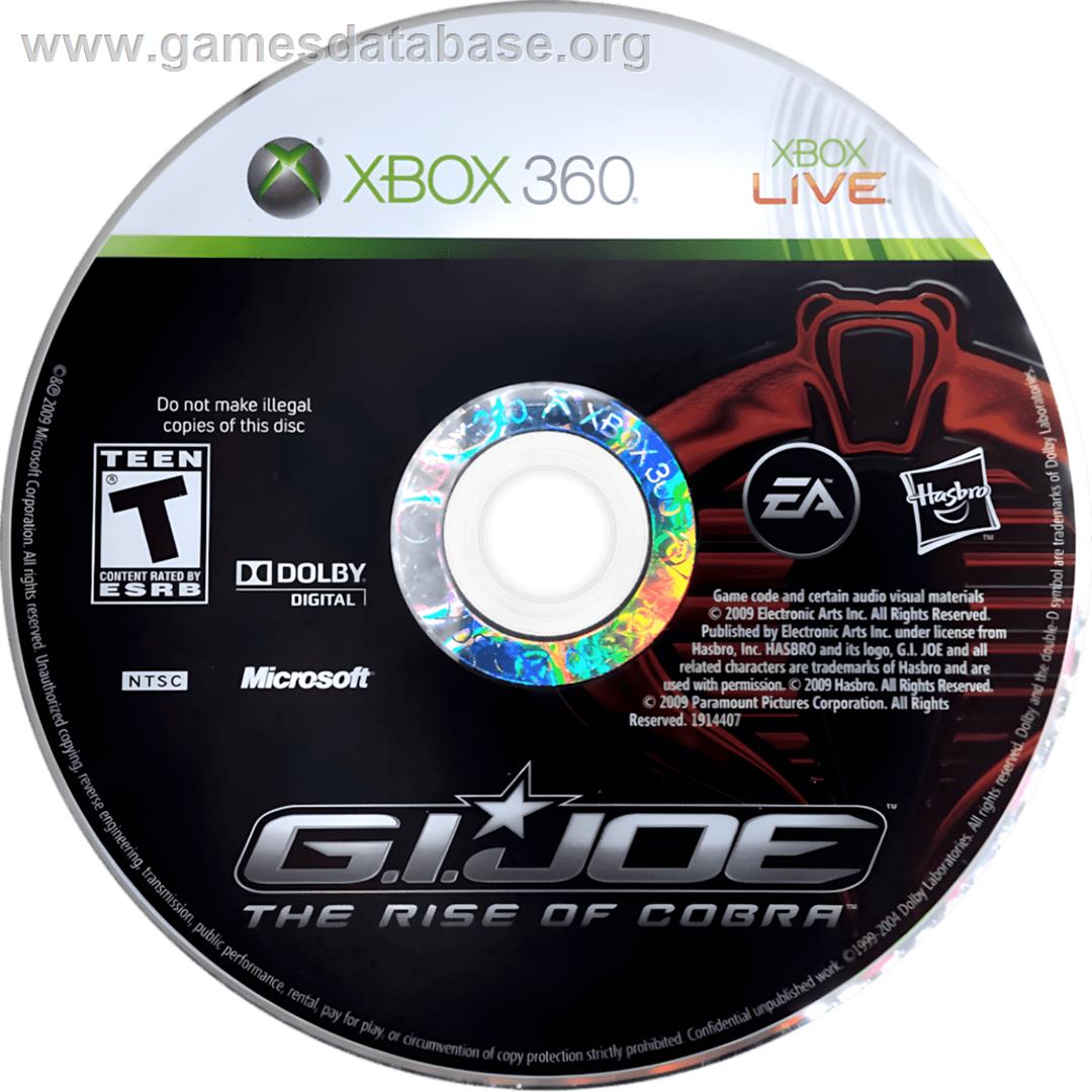 G.i. Joe - Le Réveil Du Cobra - Microsoft Xbox 360 - Artwork - Cartridge