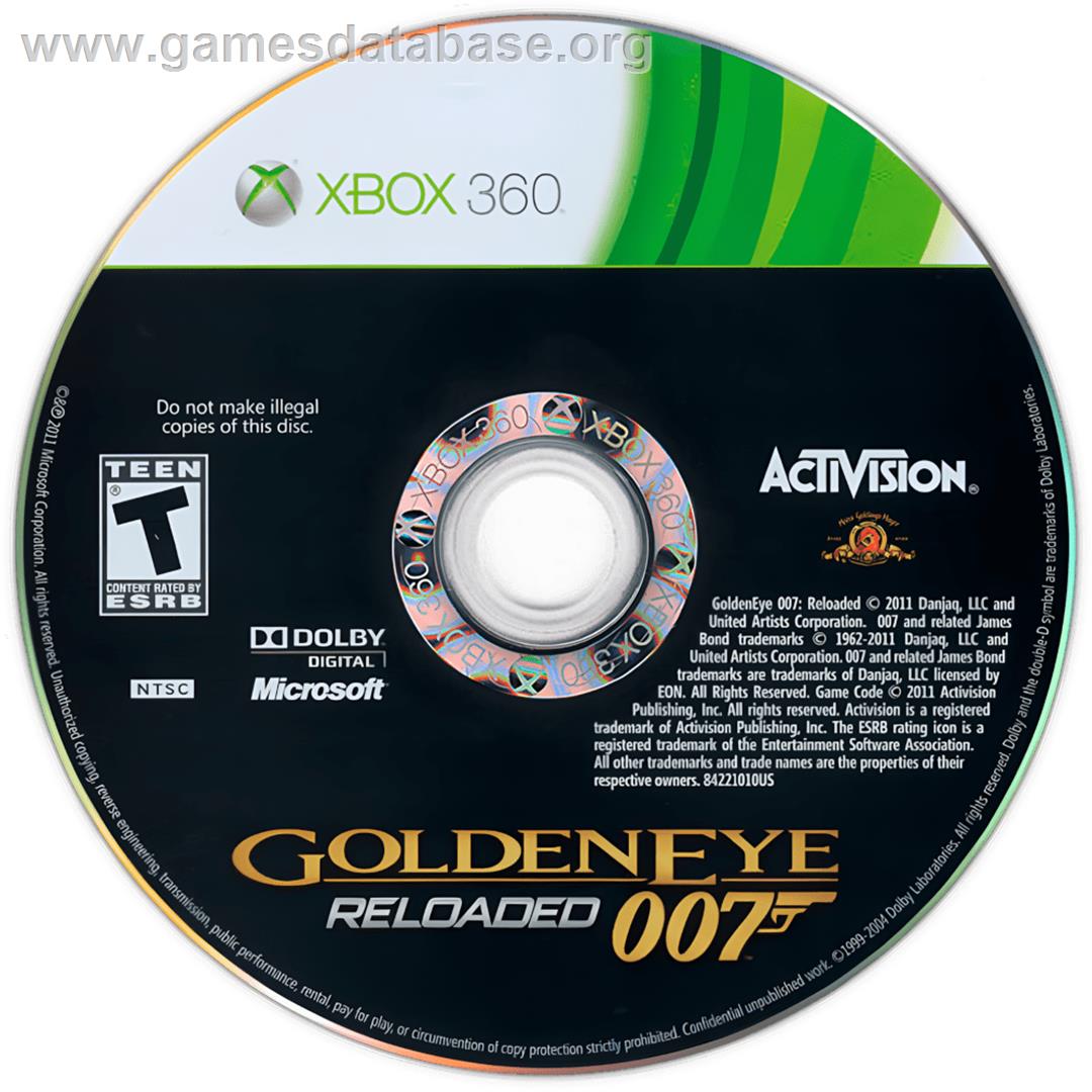 Goldeneye 007 Reloaded - Microsoft Xbox 360 - Artwork - Cartridge