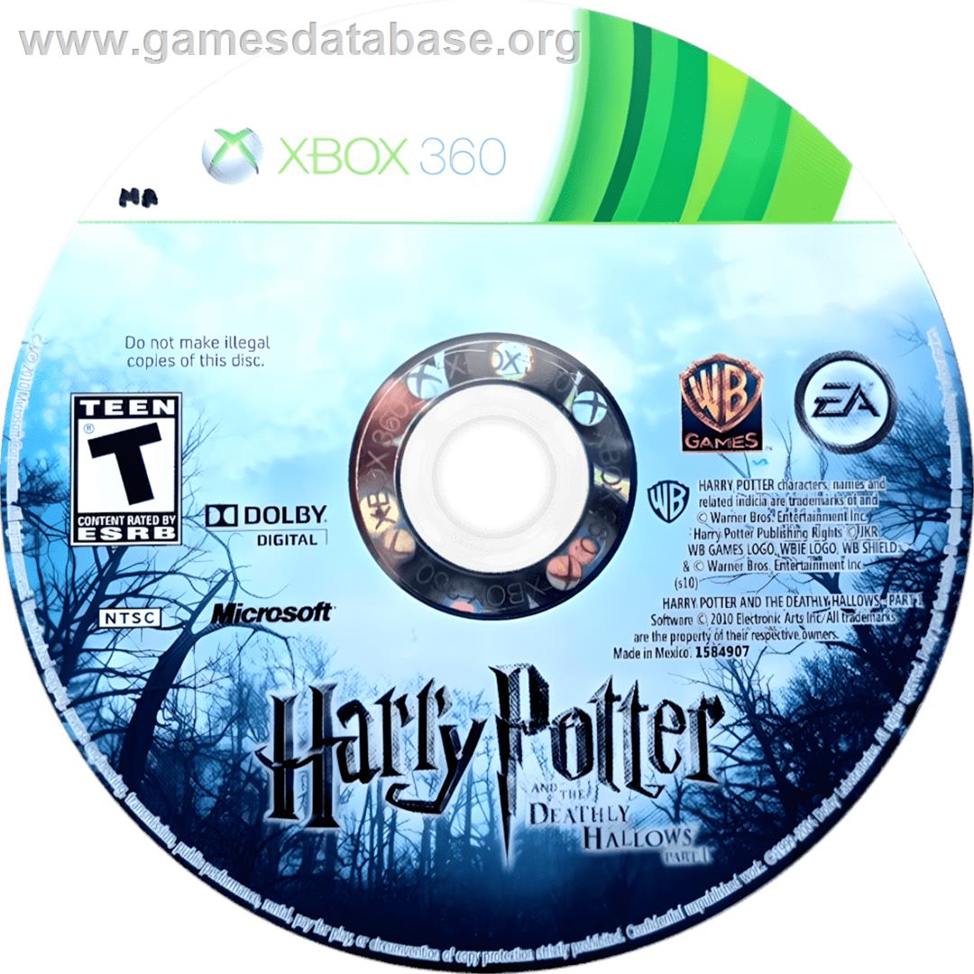 Harry Potter Et Les Reliques De La Mort - Première Partie - Microsoft Xbox 360 - Artwork - Cartridge