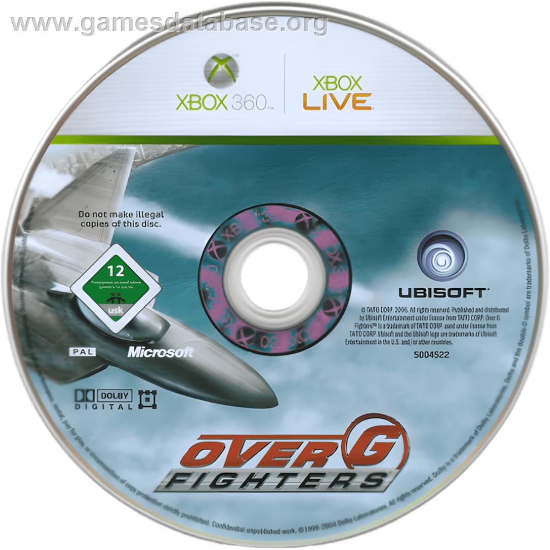 Over G Fighters - Microsoft Xbox 360 - Artwork - Cartridge