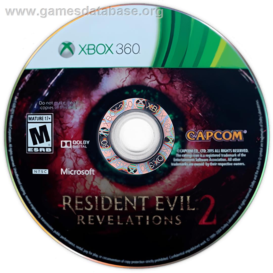 Resident Evil - Revelations 2 - Microsoft Xbox 360 - Artwork - Cartridge