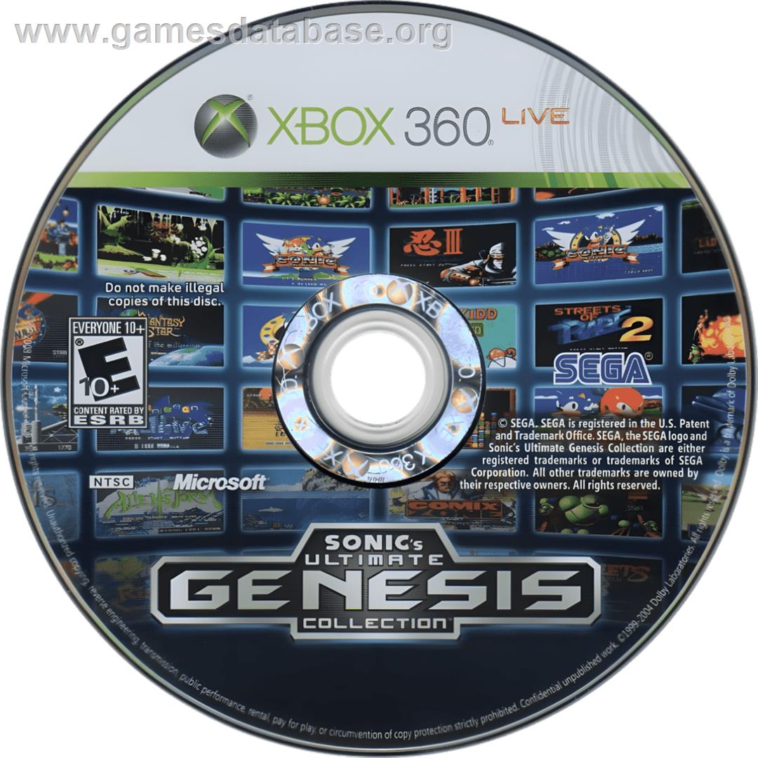 Sega Mega Drive Ultimate Collection - Microsoft Xbox 360 - Artwork - Cartridge