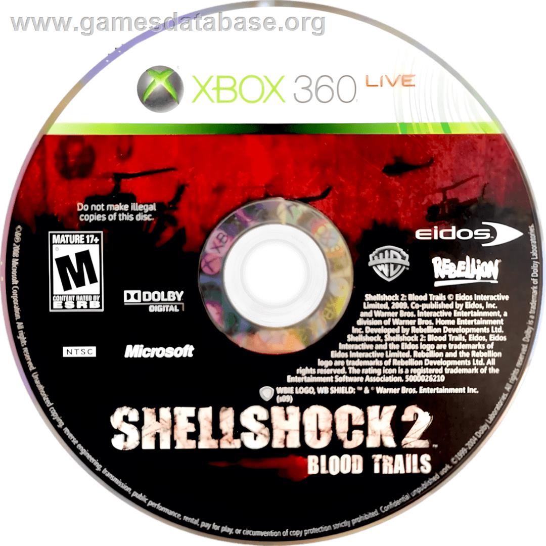 Shellshock 2 - Blood Trails - Microsoft Xbox 360 - Artwork - Cartridge