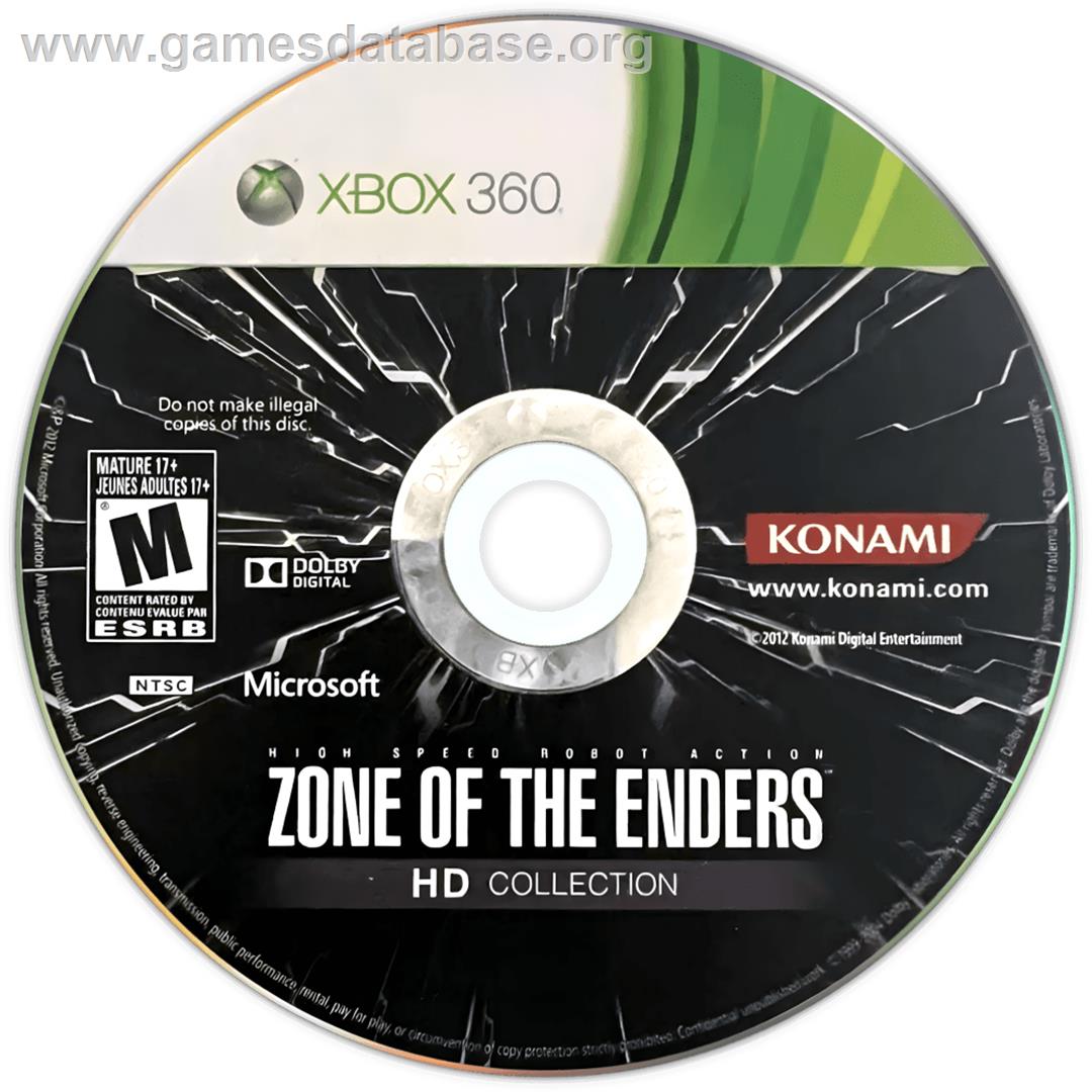 Zone Of The Enders Hd Collection - Microsoft Xbox 360 - Artwork - Cartridge