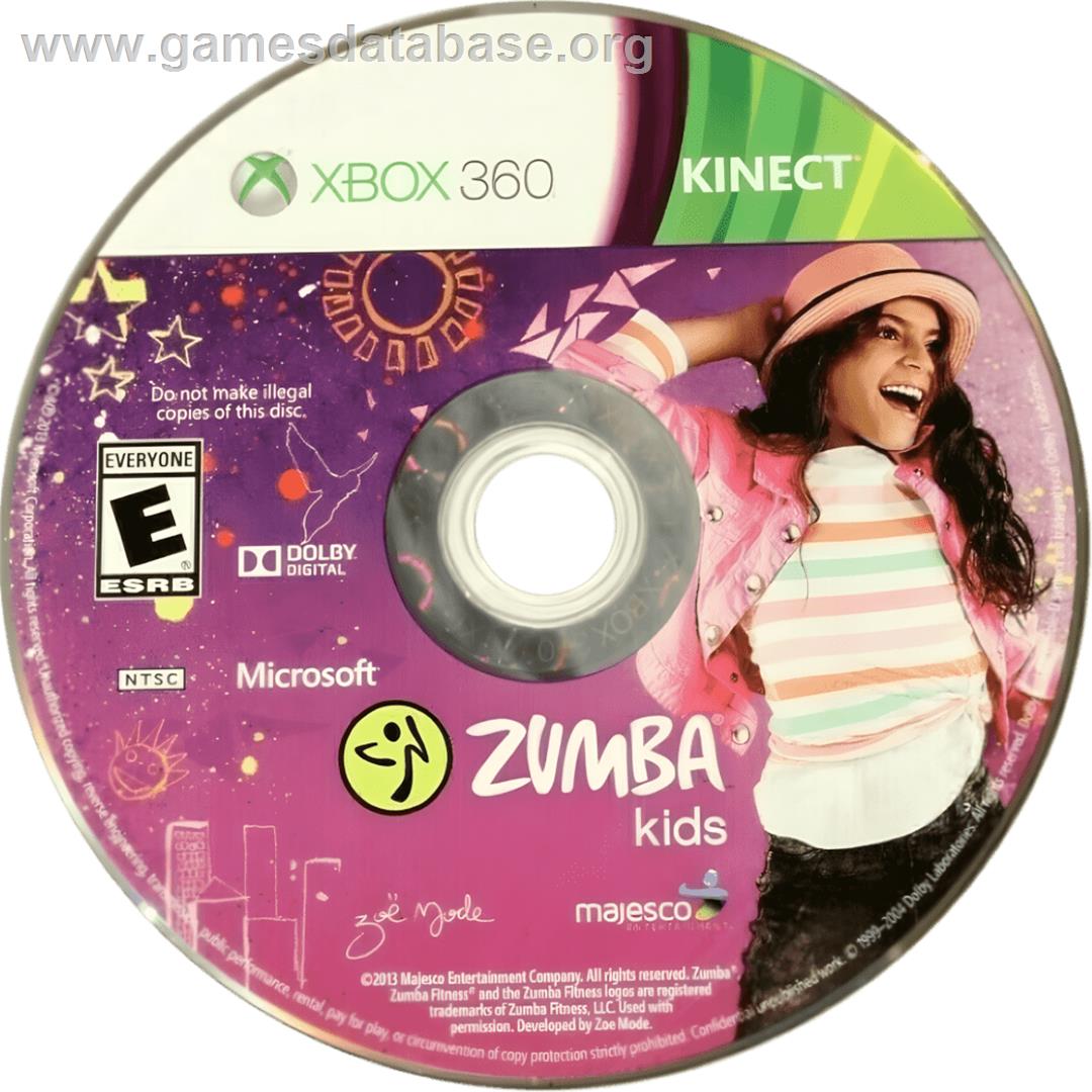 Zumba Kids - Microsoft Xbox 360 - Artwork - Cartridge