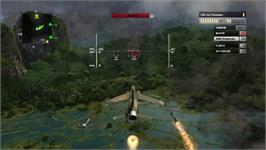 In game image of Air Conflicts - Vietnam on the Microsoft Xbox 360.