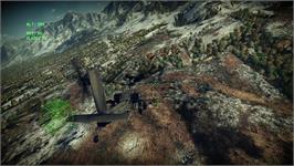 In game image of Apache - Air Assault on the Microsoft Xbox 360.