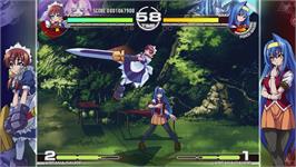 In game image of Arcana Heart 3 on the Microsoft Xbox 360.